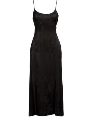 The Attico Maxi Dress Viscose - Black