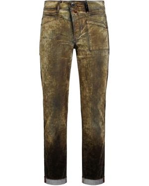 High Use Jeans Cotton, Rayon, Elastane - Green