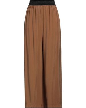 La Fee Maraboutee Trousers Viscose, Polyester - Brown