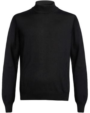 Tagliatore Rollkragenpullover - Schwarz