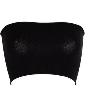 Isabel Benenato Top Viscose, Polyester - Black