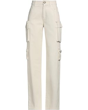 ERMANNO FIRENZE Pants Cotton - Natural