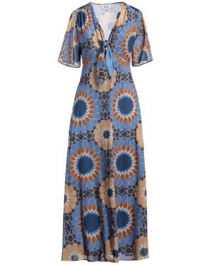 Niu Maxi Dress Cotton - Blue