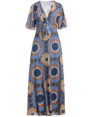 Niu Maxi Dress Cotton - Blue