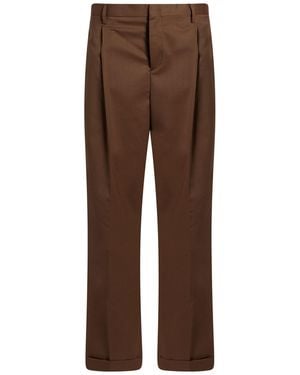 Briglia 1949 Chocolate Pants Wool, Polyester - Brown