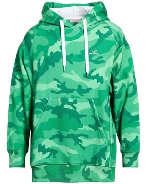 Valentino Garavani Sweatshirt Cotton, Elastane - Green