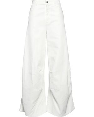 Marni Pantaloni Jeans - Bianco
