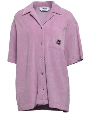 MSGM Camicia - Viola