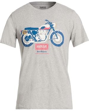 Barbour T-Shirt Cotton - Gray