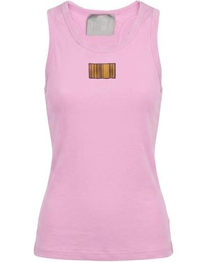 Vetements Camiseta De Tirantes - Rosa