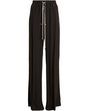 Rick Owens Dark Pants Viscose, Acetate - Black