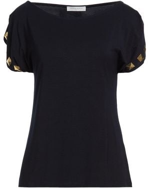 Angelo Marani T-Shirt Viscose, Elastane - Black