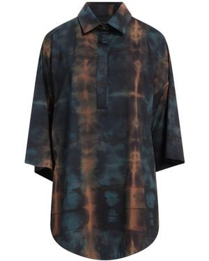 Rrd Khaki Shirt Polyamide, Elastane - Blue