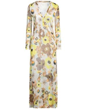 Siyu Maxi Dress Viscose, Polyester, Polyamide - Metallic