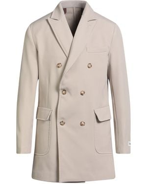 Berna Overcoat & Trench Coat Polyester, Elastane - Natural