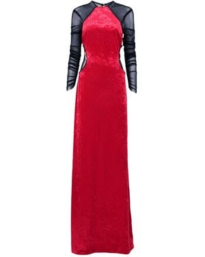 Tassos Mitropoulos Maxi Dress Pes - Red