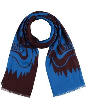 KENZO Scarf Cotton, Modal - Blue