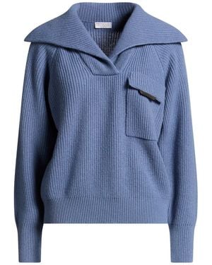 Brunello Cucinelli Light Jumper Cashmere - Blue