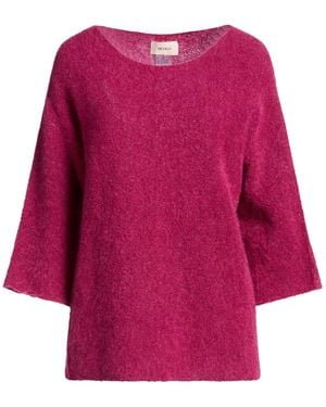 ViCOLO Sweater Mohair Wool, Merino Wool, Polyamide, Elastane - Red