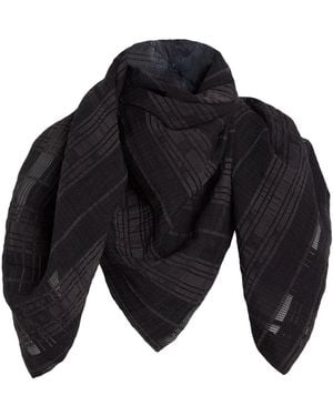 Alysi Scarf Viscose, Cotton, Polyamide, Linen - Blue