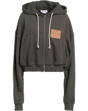 ACT N°1 Military Sweatshirt Cotton - Black