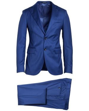 Angelo Nardelli Suit Virgin Wool, Silk - Blue