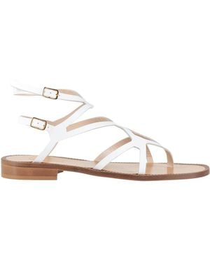 Baldinini Thong Sandal Leather - White