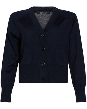Aragona Cardigan Merino Wool - Blue