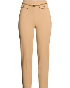Elisabetta Franchi Trousers - Natural