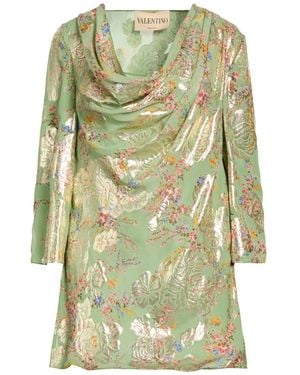 Valentino Garavani Light Top Silk, Metallic Fibre - Green