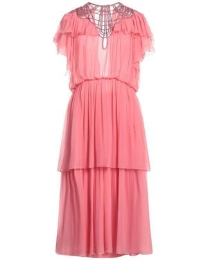 Alberta Ferretti Midi Dress - Pink
