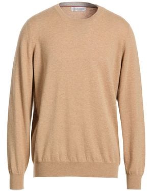 Brunello Cucinelli Jumper Cashmere - Natural