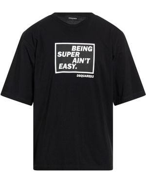DSquared² T-Shirt Cotton - Black