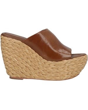 Paloma Barceló Ritmo Sandals Leather - Brown