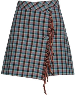 MILVA MI Sky Mini Skirt Cotton, Acetate - Gray
