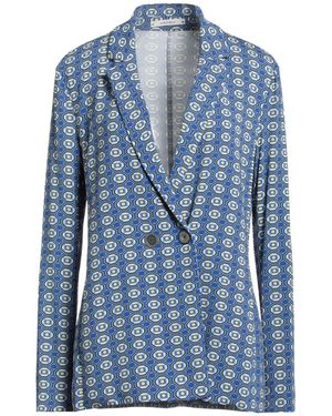 Maliparmi Azure Blazer Viscose, Elastane - Blue