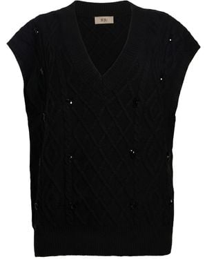 Jijil Sweater Acrylic, Merino Wool - Black