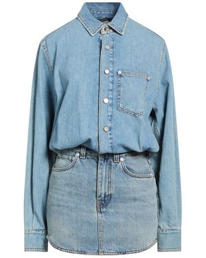 Haikure Mini Dress Cotton, Lyocell - Blue