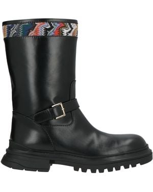 Missoni Ankle Boots Calfskin - Black