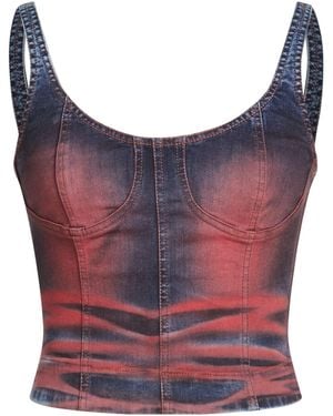KNWLS Top Cotton, Recycled Polyester, Elastane - Blue