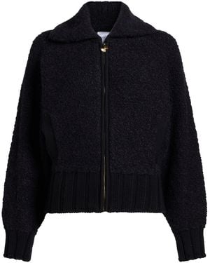 Patou Cardigan Wool, Alpaca Wool, Polyamide - Blue