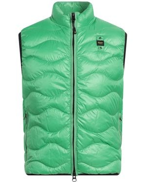 Blauer Pufferjacke & Daunenjacke - Grün