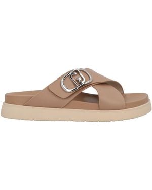 Liu Jo Camel Sandals Leather - Brown