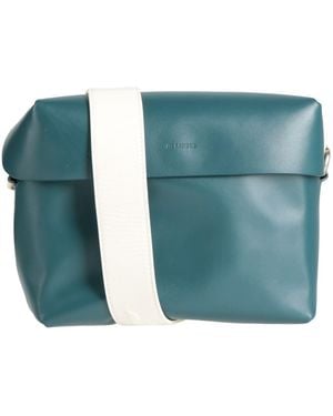 Jil Sander Deep Cross-Body Bag Leather - Blue