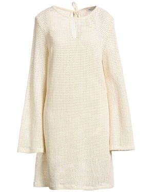Marella Midi Dress Cotton, Elastane - White
