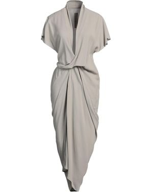 Rick Owens Midi Dress Viscose, Acetate - Gray