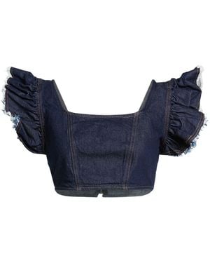 ViCOLO Top Cotton, Lyocell, Organic Cotton, Lycra - Blue