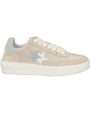 2Star Trainers Leather, Textile Fibres - White