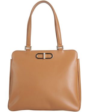 Furla Camel Handbag Leather - Brown