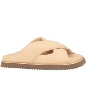 Elena Iachi Blush Sandals Leather - Natural